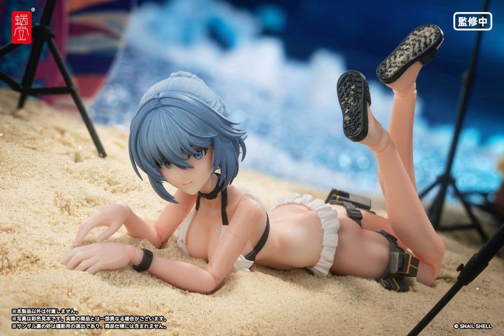 Original Karaktär Action Figur Kit 1/12 RA-04 Kitsunebi Senki Honoka Badkläder Ver. 15 cm Snail Shell