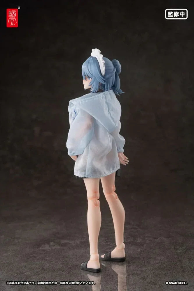 Original Karaktär Action Figur Kit 1/12 RA-04 Kitsunebi Senki Honoka Badkläder Ver. 15 cm Snail Shell