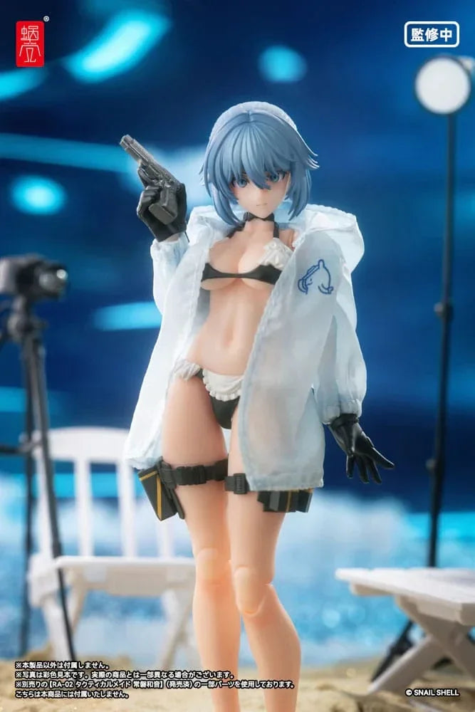 Original Karaktär Action Figur Kit 1/12 RA-04 Kitsunebi Senki Honoka Badkläder Ver. 15 cm Snail Shell
