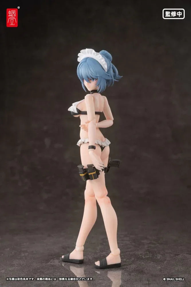 Original Karaktär Action Figur Kit 1/12 RA-04 Kitsunebi Senki Honoka Badkläder Ver. 15 cm Snail Shell