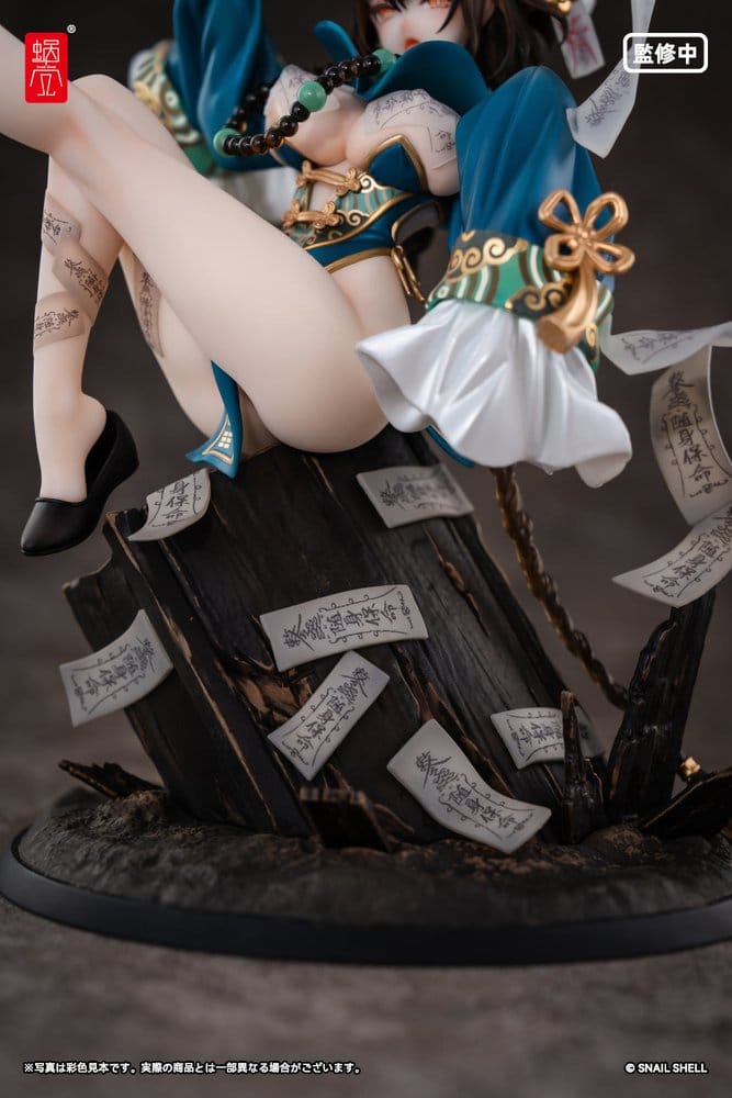 Original PVC-figur av karaktär BeautyWorks Bu Hua Gu i skala 1/7, cirka 21 cm hög