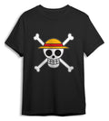 One Piece T-Shirt Skull Black