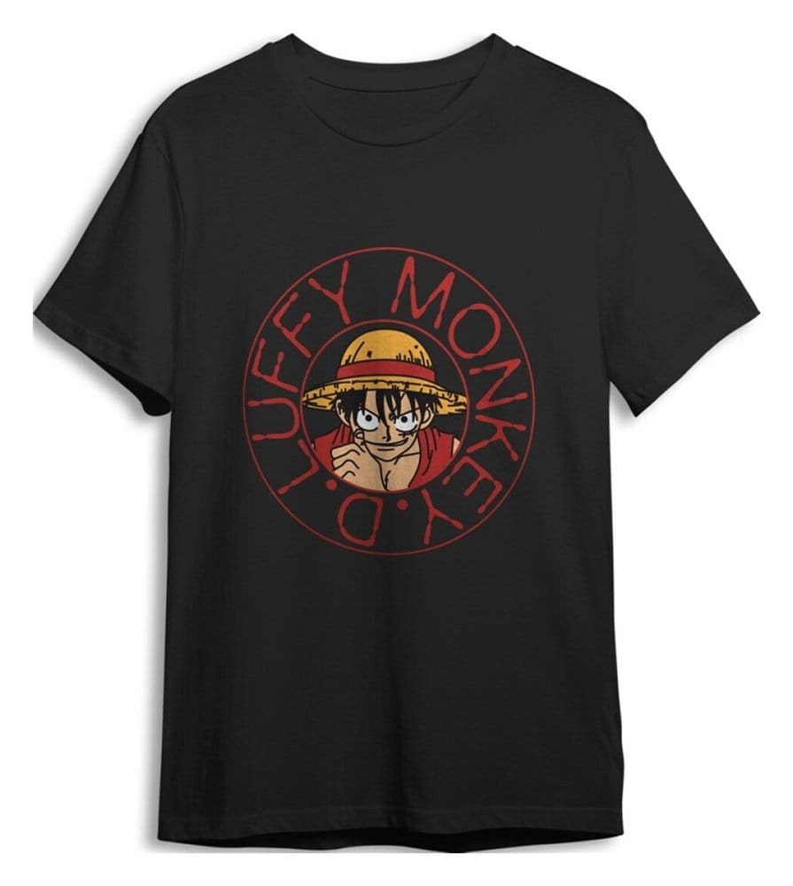 One Piece T-Shirt Monkey D. Luffy Black