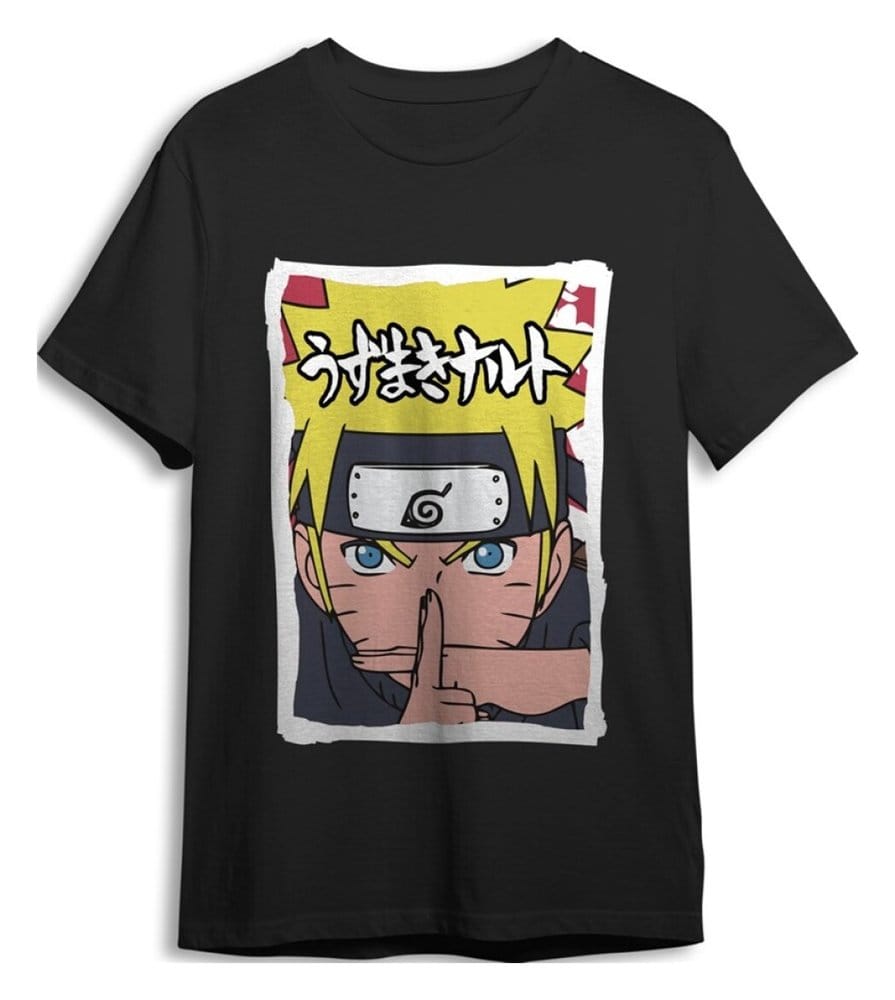 Naruto Shippuden T-Shirt X svart storlek M