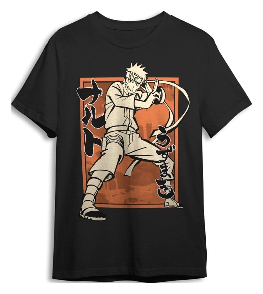 Naruto Shippuden T-Shirt Pose Black