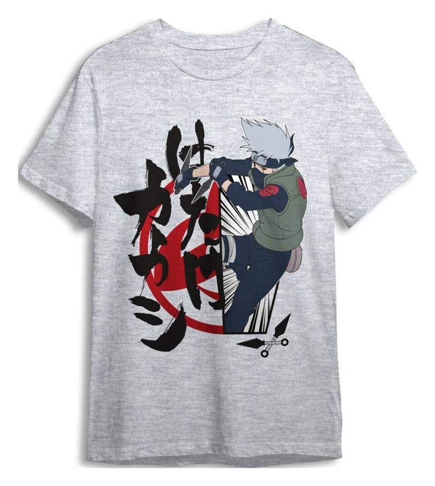 Naruto T-Shirt Kakashi Grey