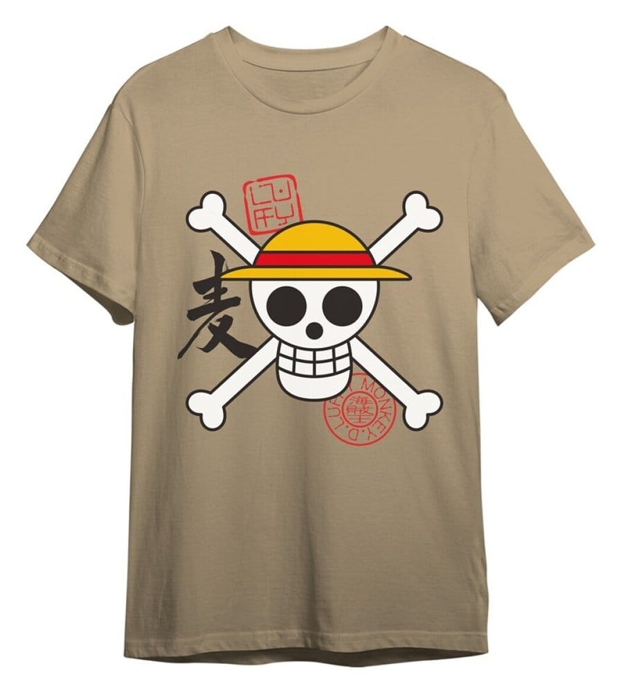 One Piece T-Shirt Skull Sand