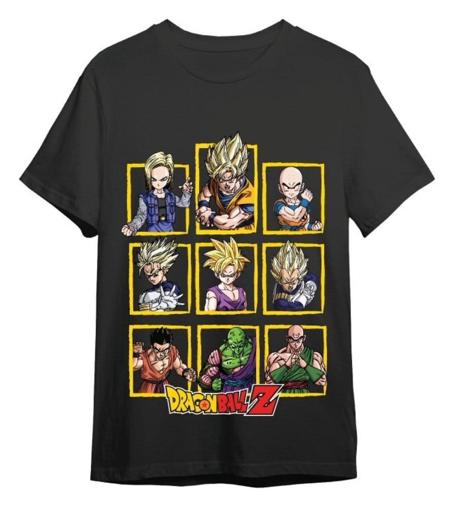 Dragon Ball Z T-Shirt Characters Black