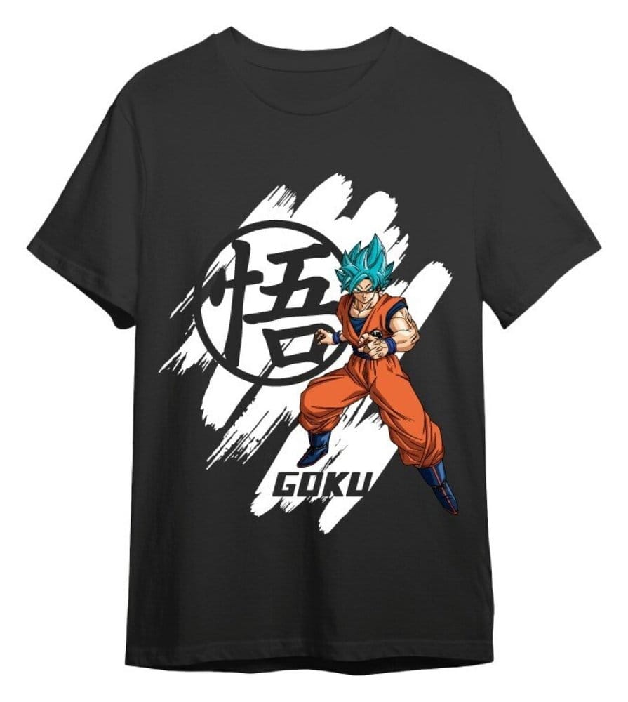 Dragon Ball T-Shirt Dragon Ball Super Goku Super Saiyan Blue Black