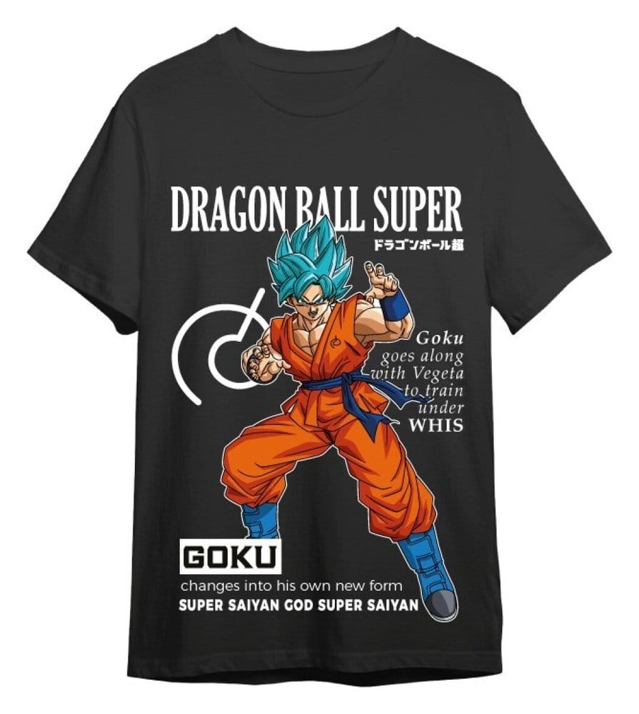 Dragon Ball Super T-Shirt Goku Training Black