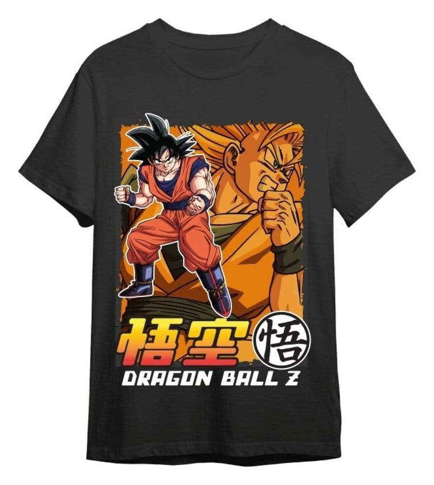 Dragon Ball Z T-Shirt Goku & Super Saiyan Black