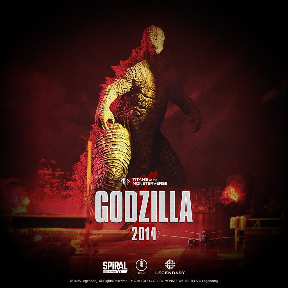 Godzilla 2014 Titans of the Monsterverse PVC-figur Godzilla (Standardversion) 44 cm