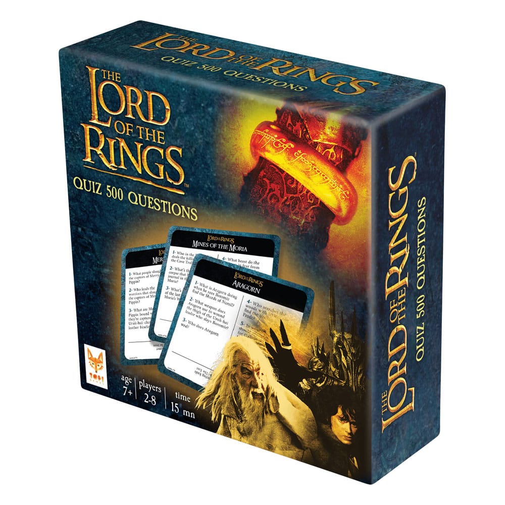 Lord of the Rings Kortspel Quiz 500 Frågor *Engelsk Version* Topi Games