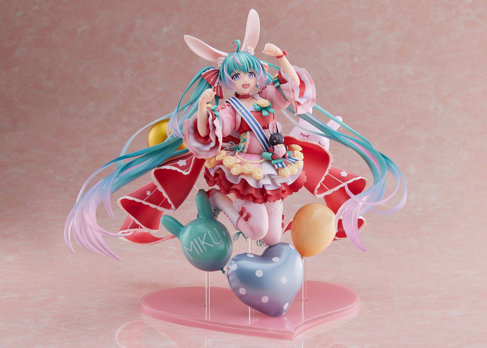 Miku Hatsune PVC Figur 1/7 Miku Hatsune Birthday 2021 (Pretty Rabbit Ver.) av Spiritale 21 cm Square-Enix