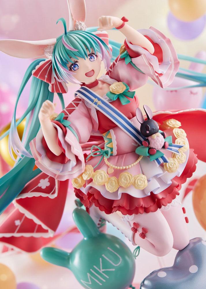 Miku Hatsune PVC Figur 1/7 Miku Hatsune Birthday 2021 (Pretty Rabbit Ver.) av Spiritale 21 cm Square-Enix