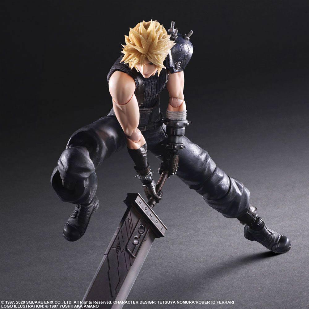 Final Fantasy VII Remake Play Arts Kai Actionfigur Cloud Strife Ver. 2 27 cm Square-Enix