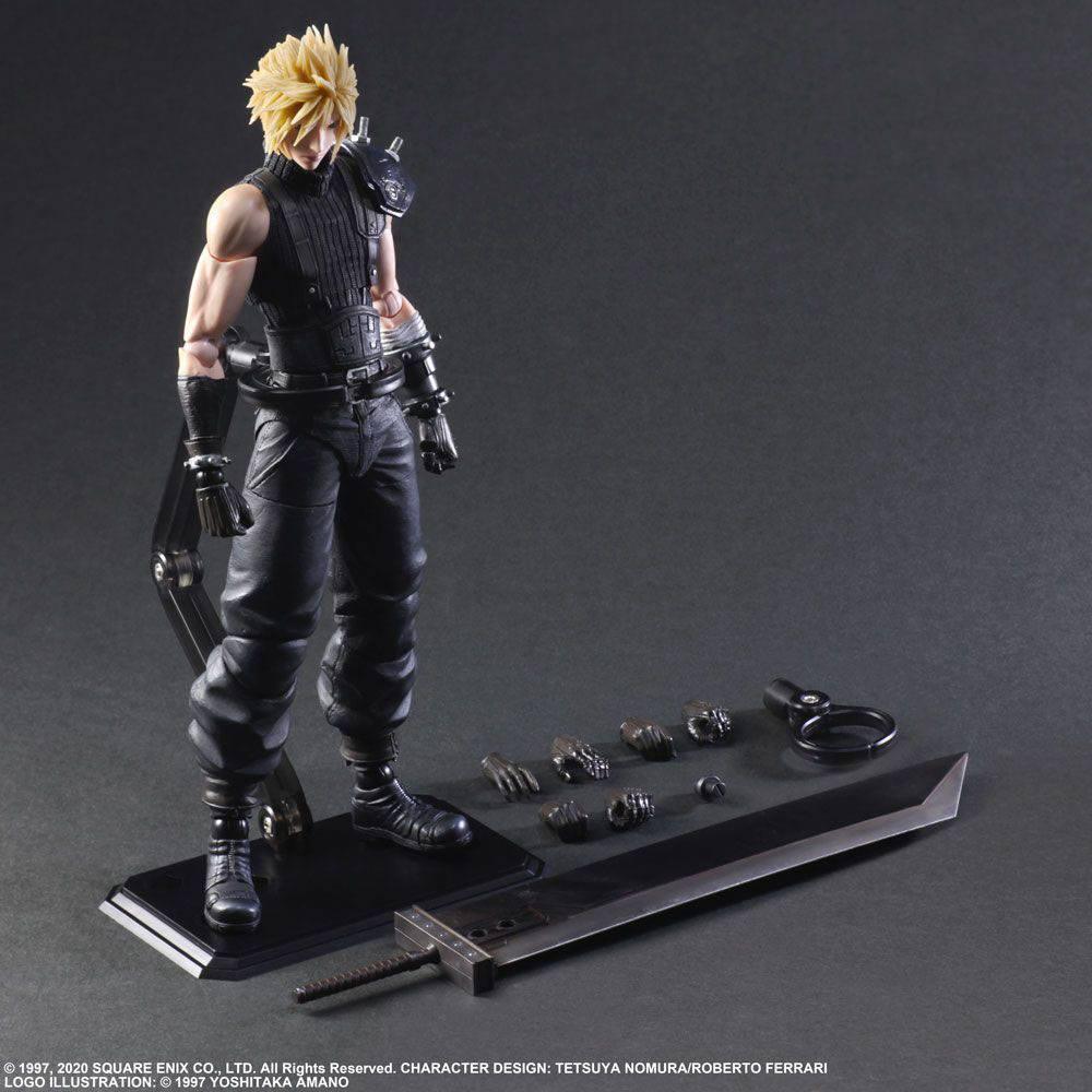 Final Fantasy VII Remake Play Arts Kai Actionfigur Cloud Strife Ver. 2 27 cm Square-Enix