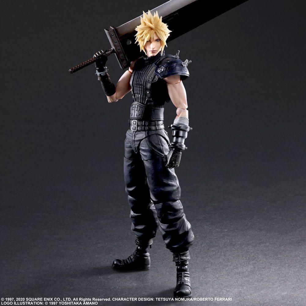 Final Fantasy VII Remake Play Arts Kai Actionfigur Cloud Strife Ver. 2 27 cm Square-Enix