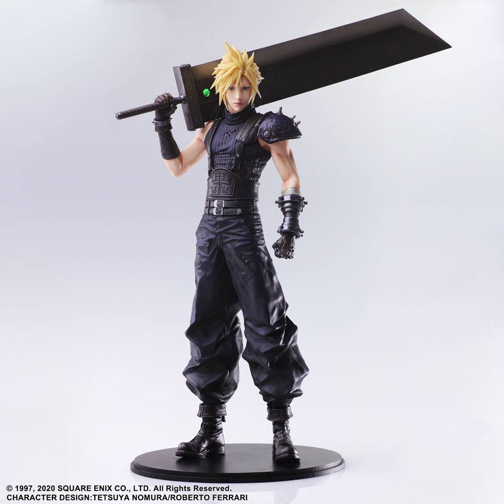 Final Fantasy VII Remake Static Arts Gallery Figur Cloud Strife 26 cm Square-Enix