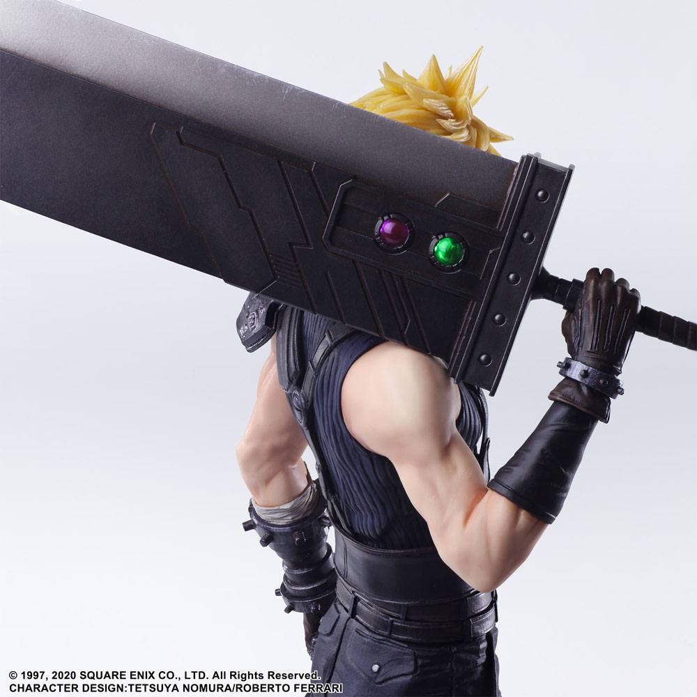 Final Fantasy VII Remake Static Arts Gallery Figur Cloud Strife 26 cm Square-Enix