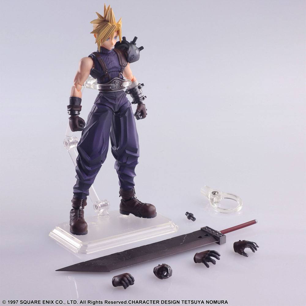FINAL FANTASY VII Bring Arts Actionfigur Cloud Strife 15 cm Square-Enix