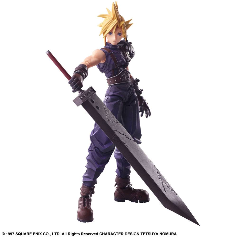 FINAL FANTASY VII Bring Arts Actionfigur Cloud Strife 15 cm Square-Enix
