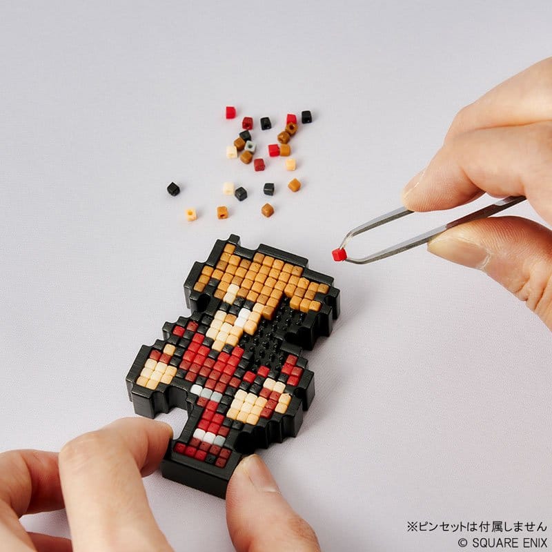 Final Fantasy Pixel Remaster Gör-det-själv Pixel konst Nyckelringskollektion Vol.2 Blind Box Display (6)