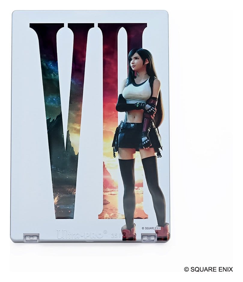 Final Fantasy ONE-TOUCH EDGE magnetiskt kortfodral med motiv av Tifa