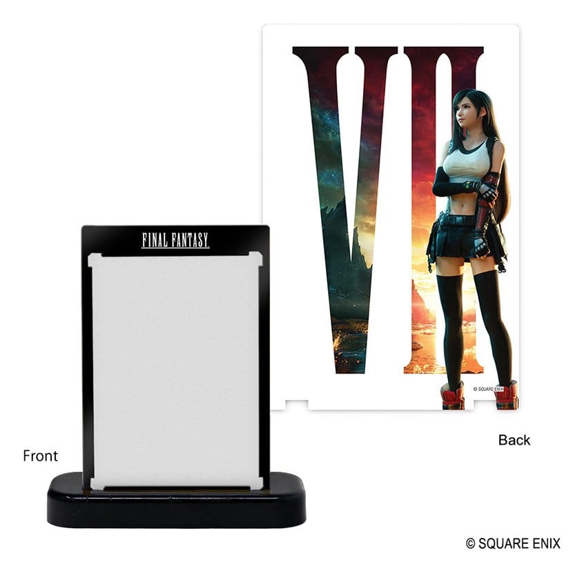 Final Fantasy ONE-TOUCH EDGE magnetiskt kortfodral med motiv av Tifa