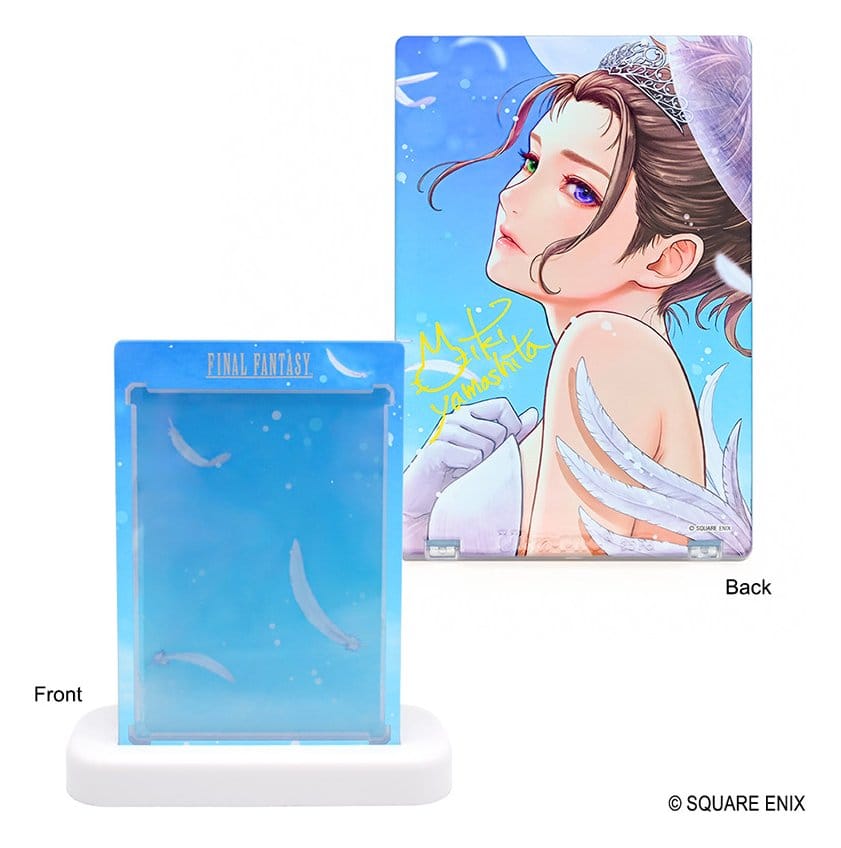 Final Fantasy One Touch Edge Magnetisk Kortfodral Specialutgåva Yuna Bröllopsklänning