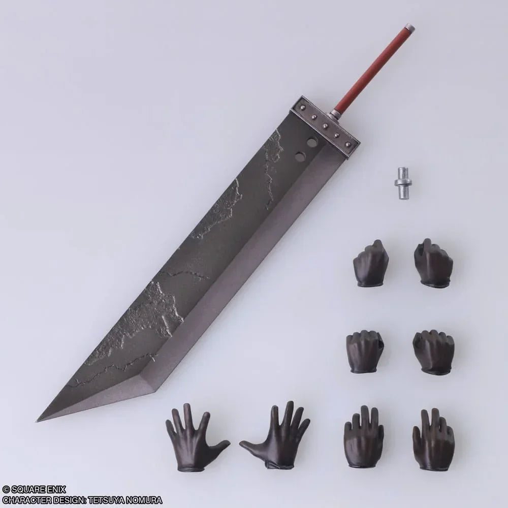 Final Fantasy VII Bring Arts Action Figur Zack Fair 16 cm Square-Enix