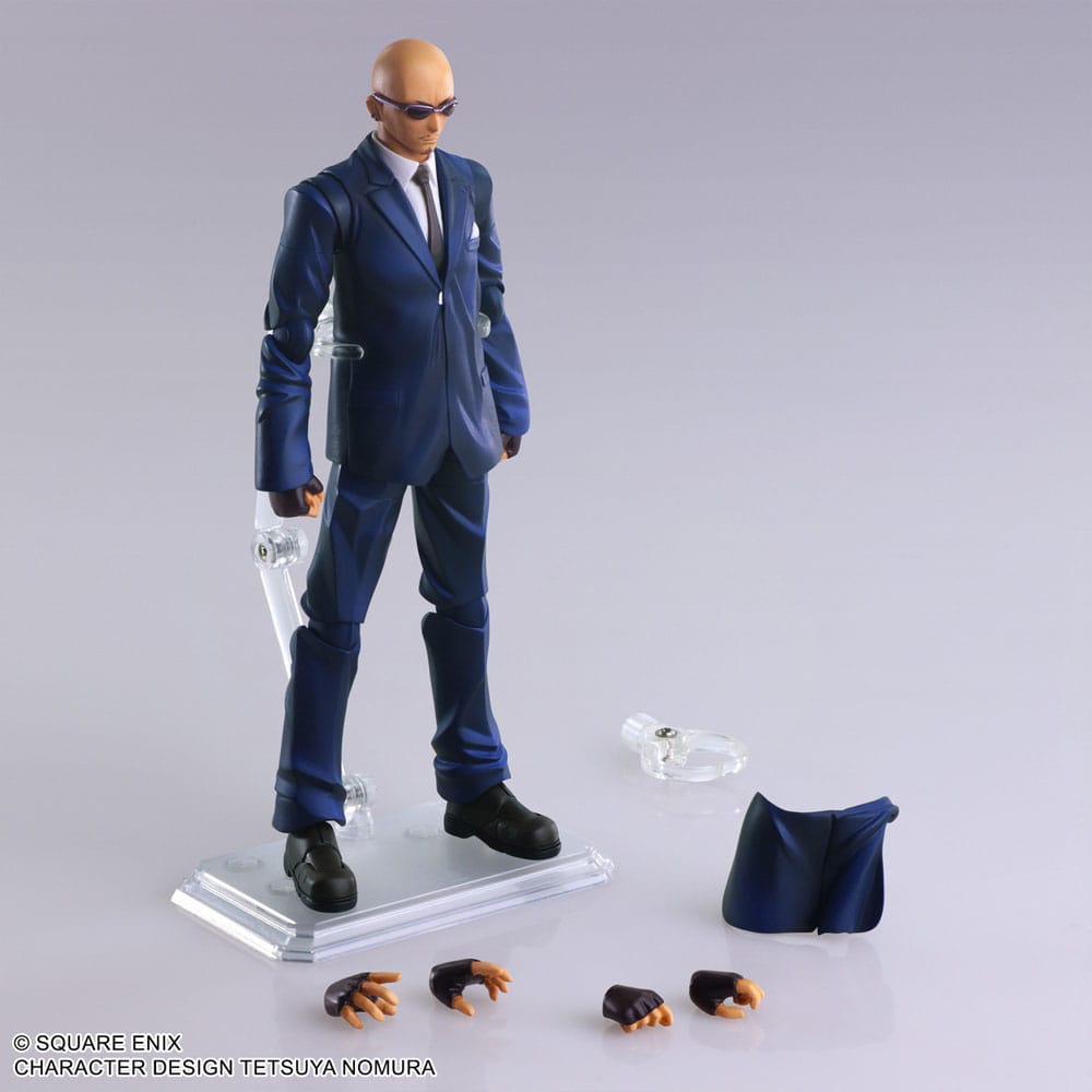 Final Fantasy VII Bring Arts Action Figur Rude 16 cm Square-Enix