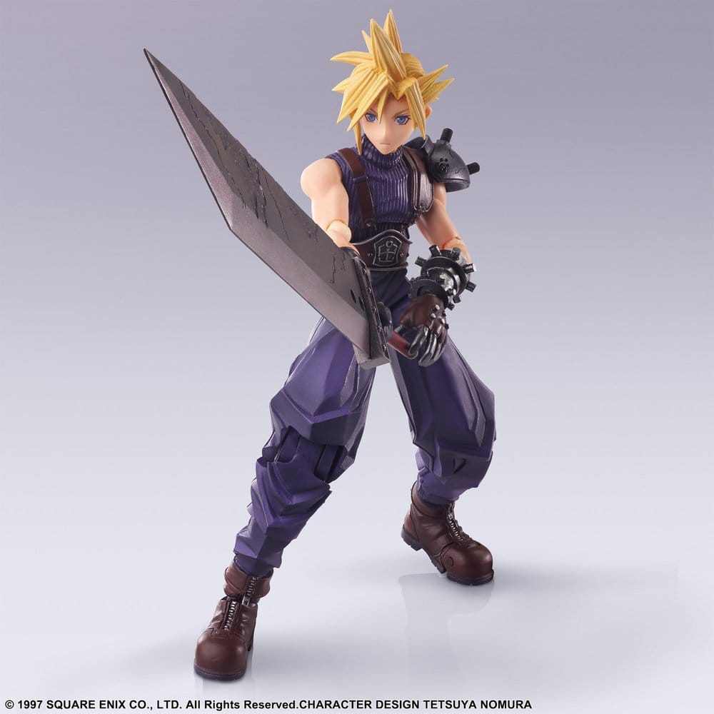 Final Fantasy VII Bring Arts Action Figur Cloud Strife Digital Plus Edition 15 cm