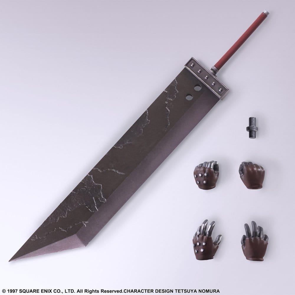 Final Fantasy VII Bring Arts Actionfigur Cloud Strife Digital Plus Edition 15 cm