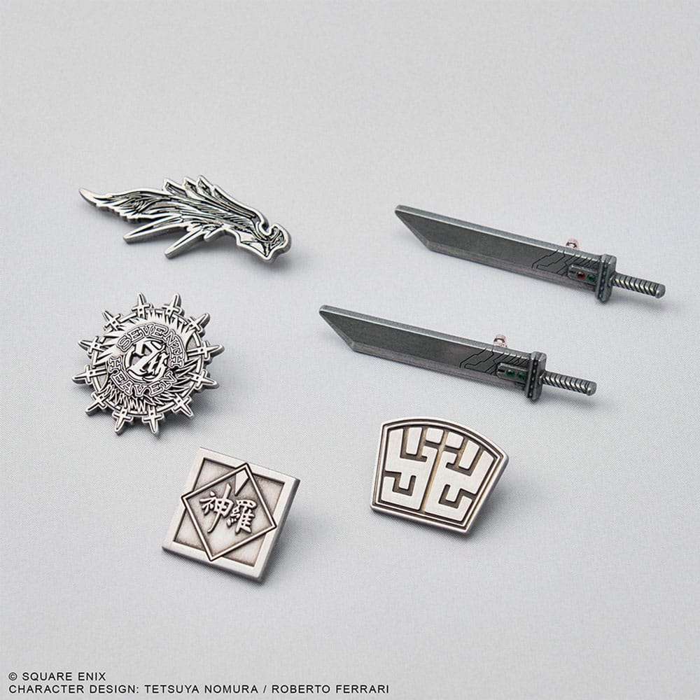 Final Fantasy VII Rebirth Mini Metal Pins Blind Box Display (6) Square-Enix