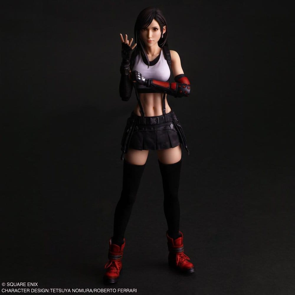 Final Fantasy VII Rebirth Play Arts Shin actionfigur Tifa Lockhart, 25 cm