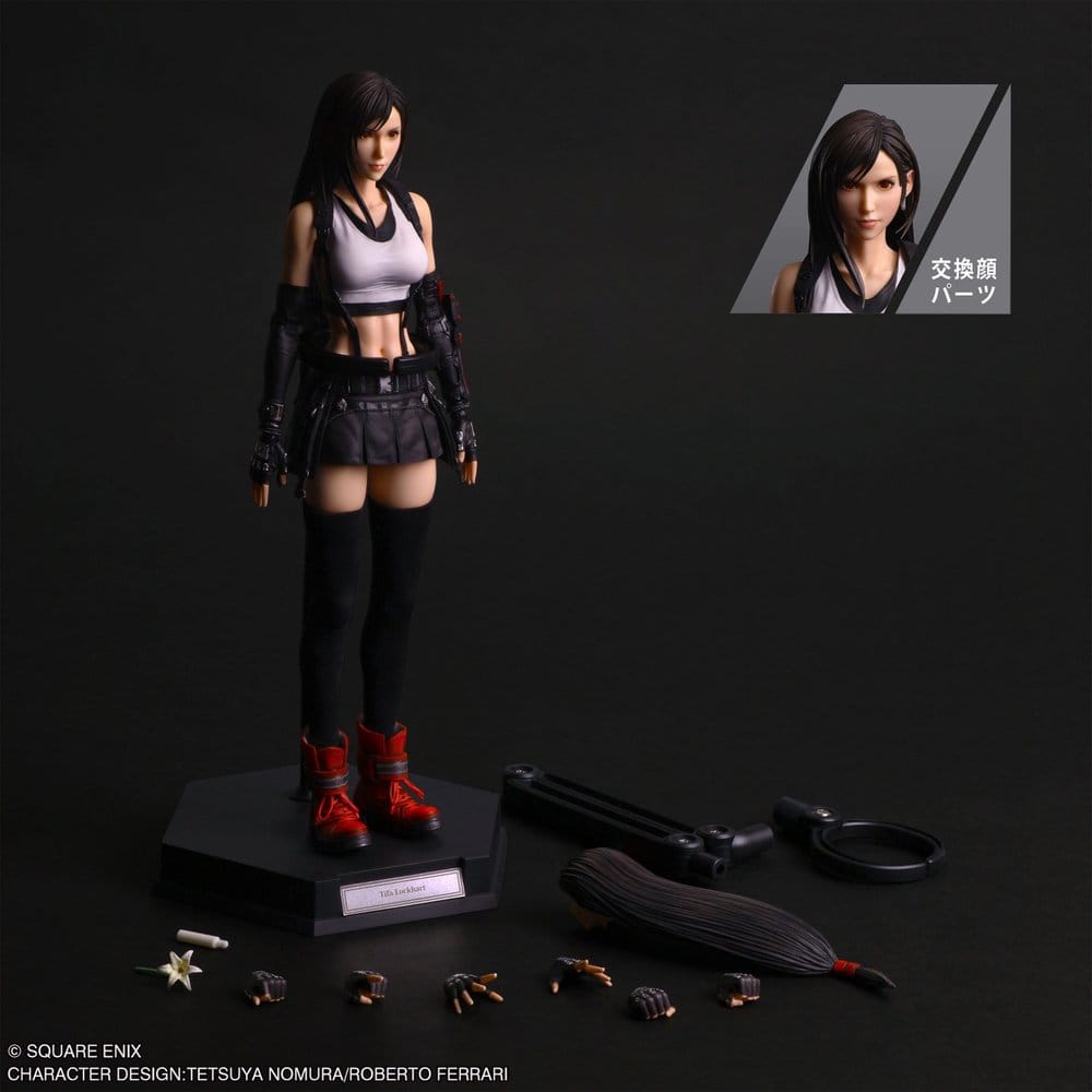 Final Fantasy VII Rebirth Play Arts Shin actionfigur Tifa Lockhart, 25 cm