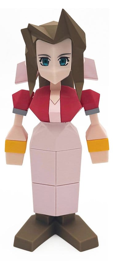 Final Fantasy VII Polygonfigur Aerith Gainsborough, cirka 14 cm hög