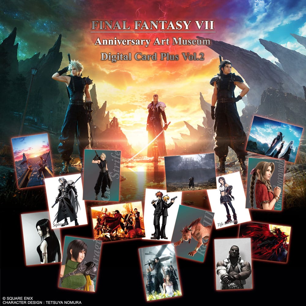 Final Fantasy VII TCG Anniversary Art Museum Digital Card Plus Vol. 2 Booster Display (20) - Engelska Versionen Square-Enix