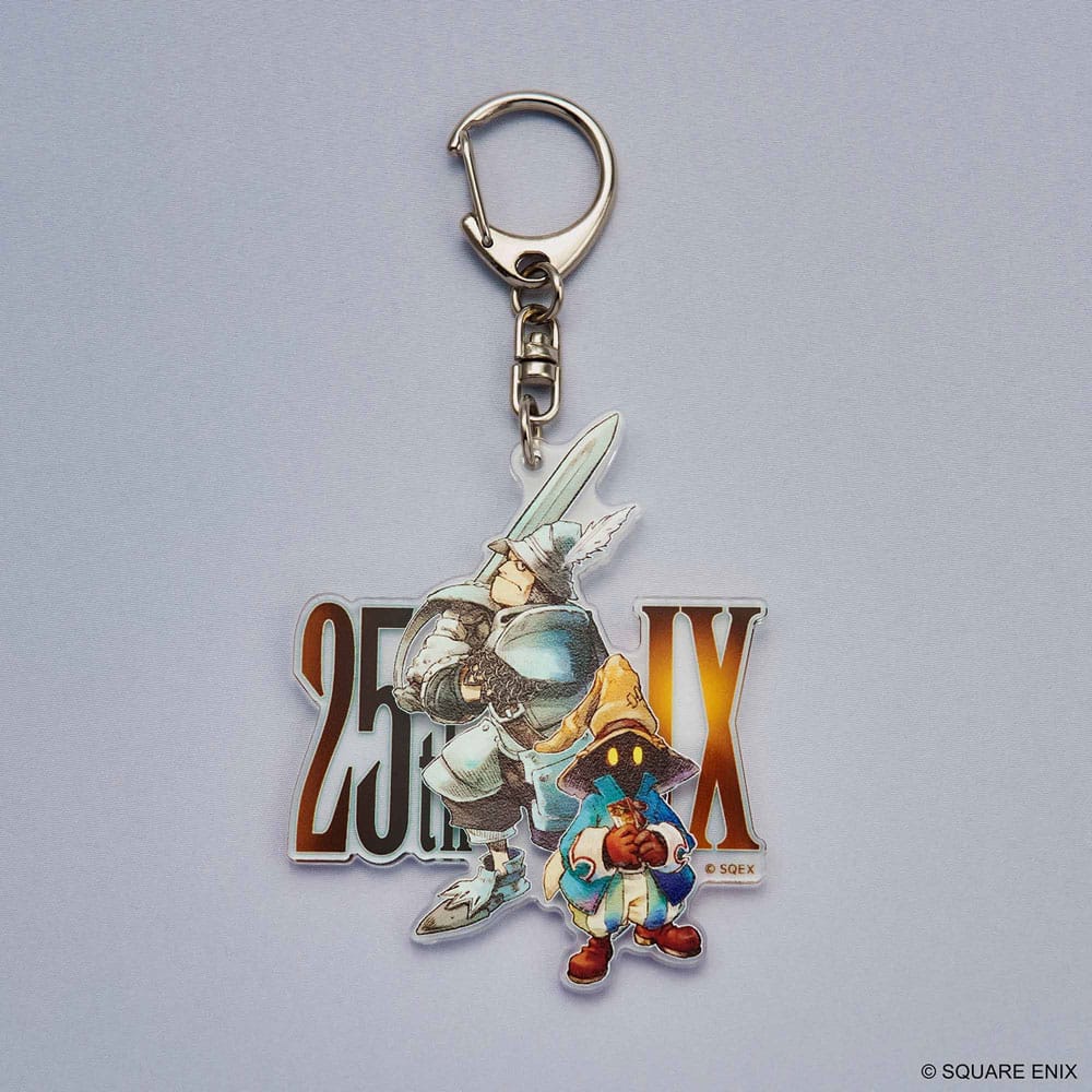 Final Fantasy IX Acrylic Nyckelring 25th Anniversary Vivi & Steiner Square-Enix
