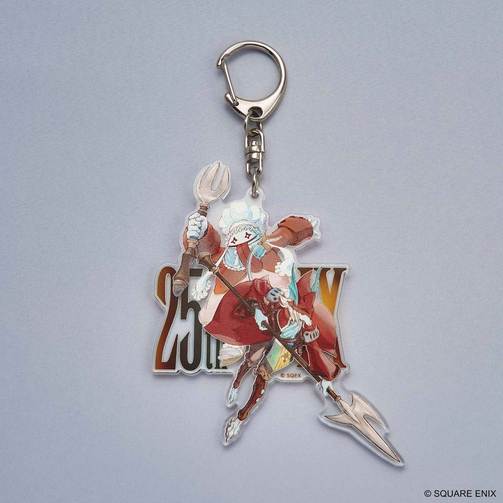 Final Fantasy IX Acrylic Nyckelring 25th Anniversary Quina & Freija Square-Enix