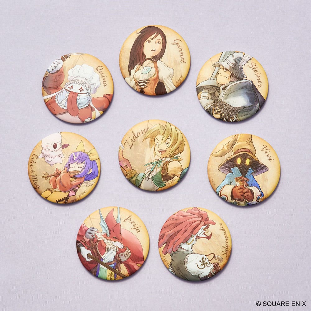 Final Fantasy IX Magnets 25-årsjubileum Samling (8 stycken) Square-Enix