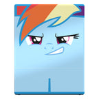 Squaroes Squaroe My Little Pony "Friendship is Magic" MLP004 - Rainbow Dash Squaroes