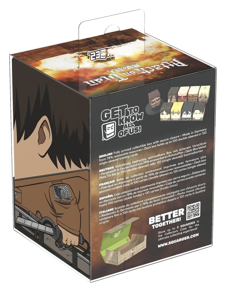 Squaroes Squaroe Attack on Titan AOT001 - Eren Jäger Squaroes