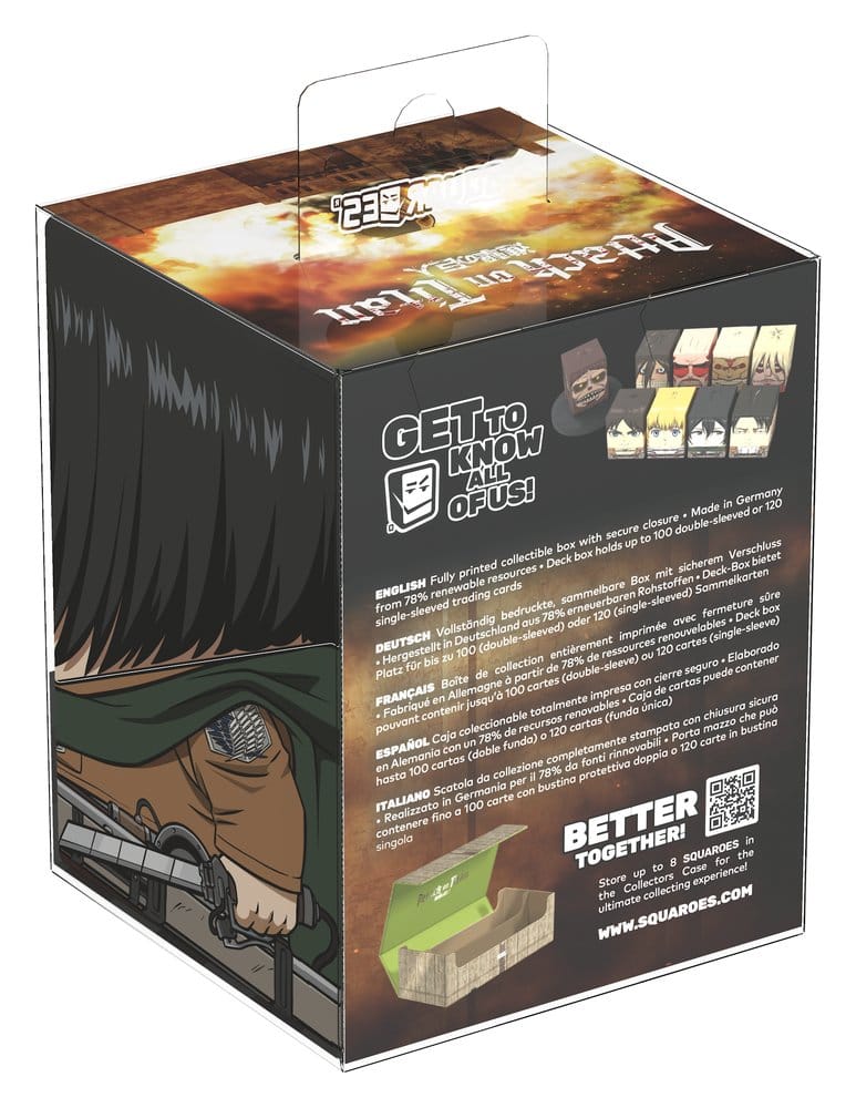 Squaroes Squaroe Attack on Titan AOT003 - Mikasa Ackermann Squaroes