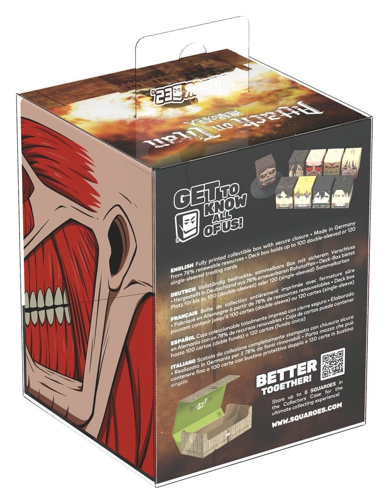 Squaroes Squaroe Attack on Titan AOT006 - Kolossala Titanen Squaroes