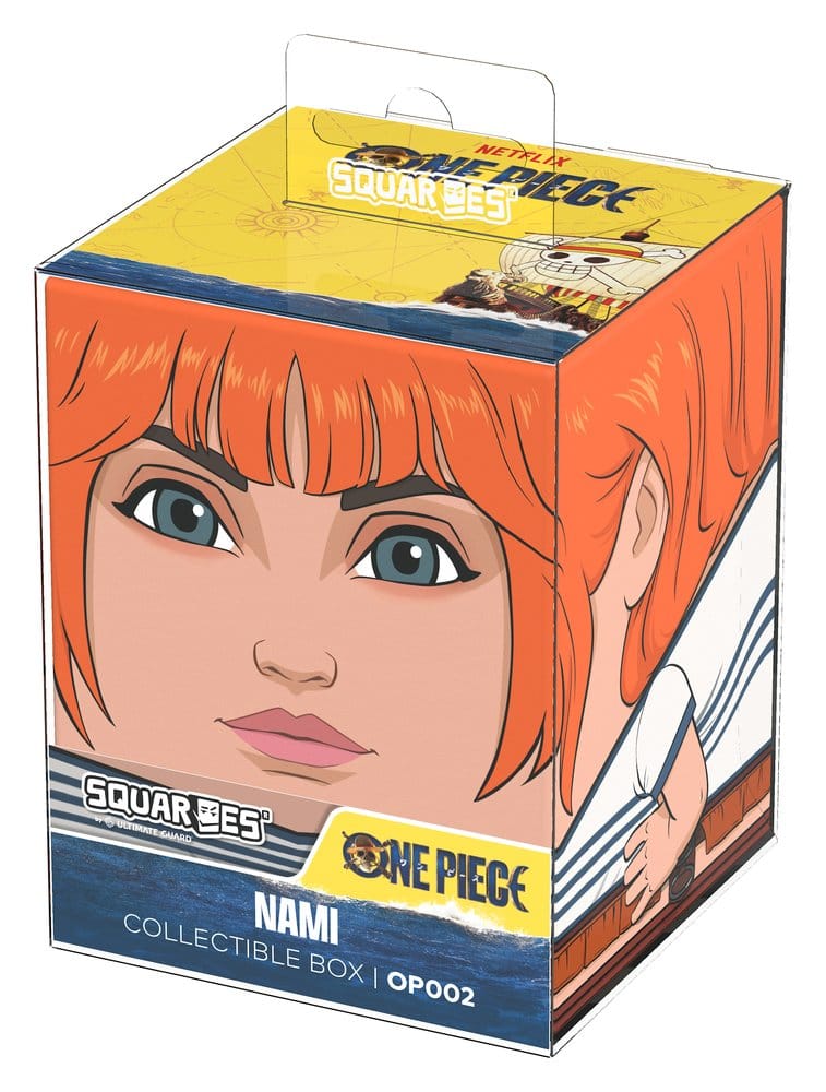 Squaroes Squaroe ONE PIECE OP002 - Nami: Professionell samlarbox för 100 dubbelsleevede kort