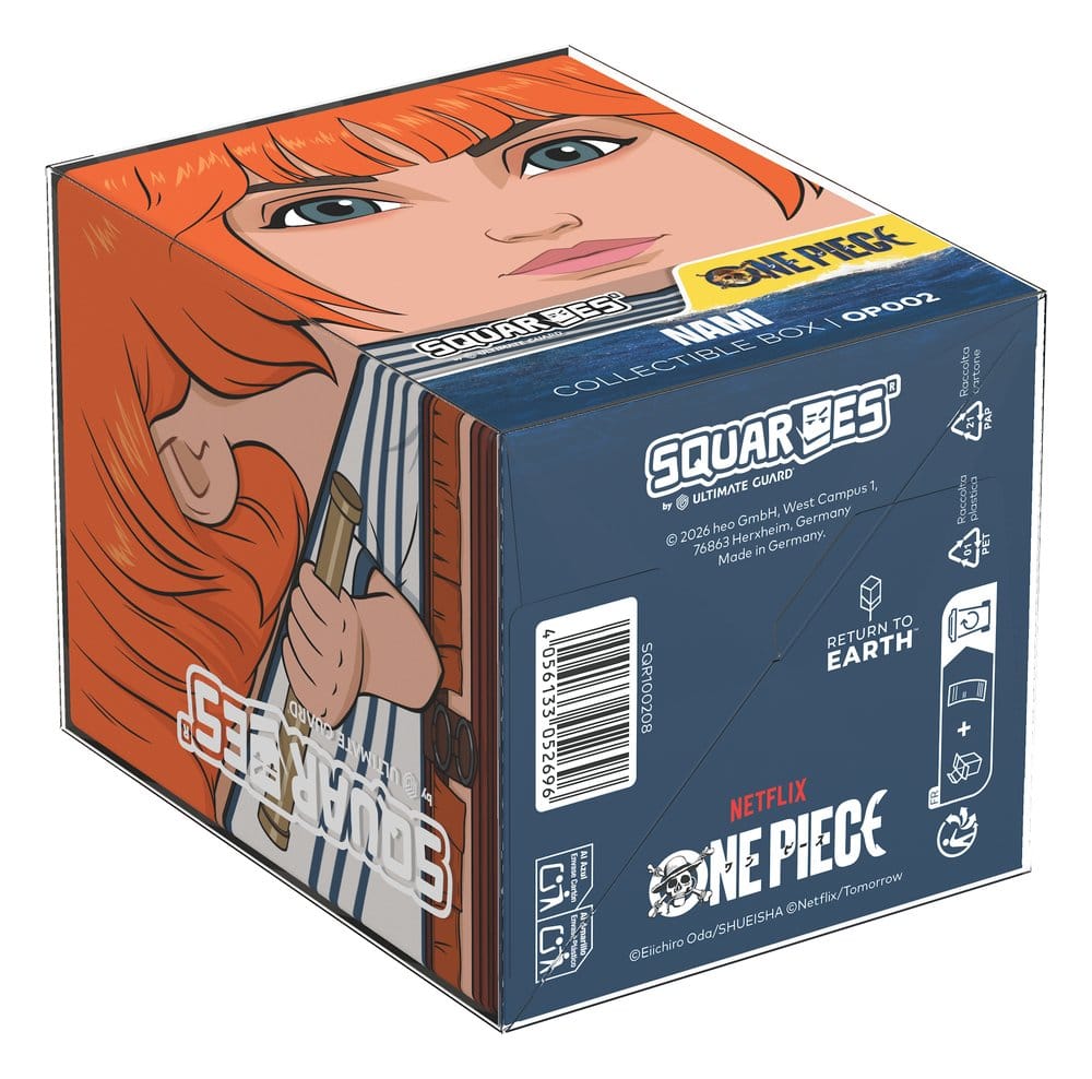 Squaroes Squaroe ONE PIECE OP002 - Nami: Professionell samlarbox för 100 dubbelsleevede kort