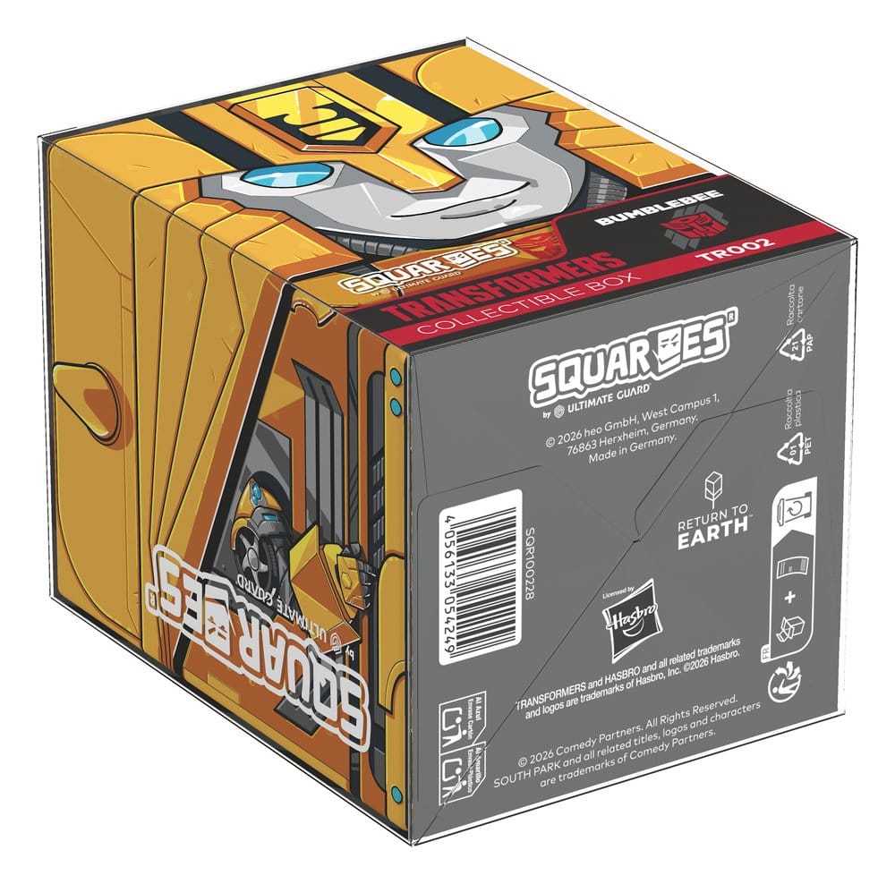 Squaroes Squaroe Transformers TR002 - Bumblebee: Exklusivt kortfodral i hållbart material för upp till 100 kort