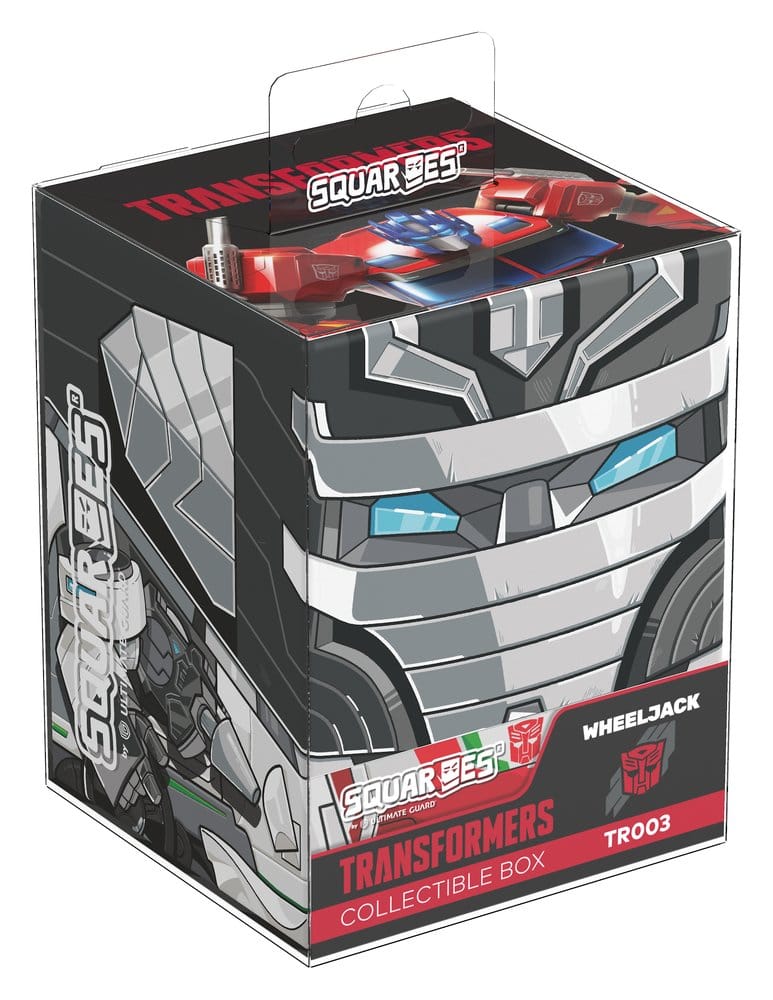 Squaroes Squaroe Transformers TR003 - Wheeljack: Hållbar och Samlarvänlig Kortförvaring för Tradingkort